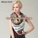 Latest butterfly printed grace square fashion silk scarf