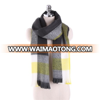 Wholesale 150colors Women Fashion Oversized Plaid Blanket Scarf