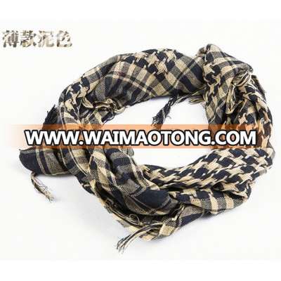 Desert ARAB Hijabs Cotton Military Scarf for men